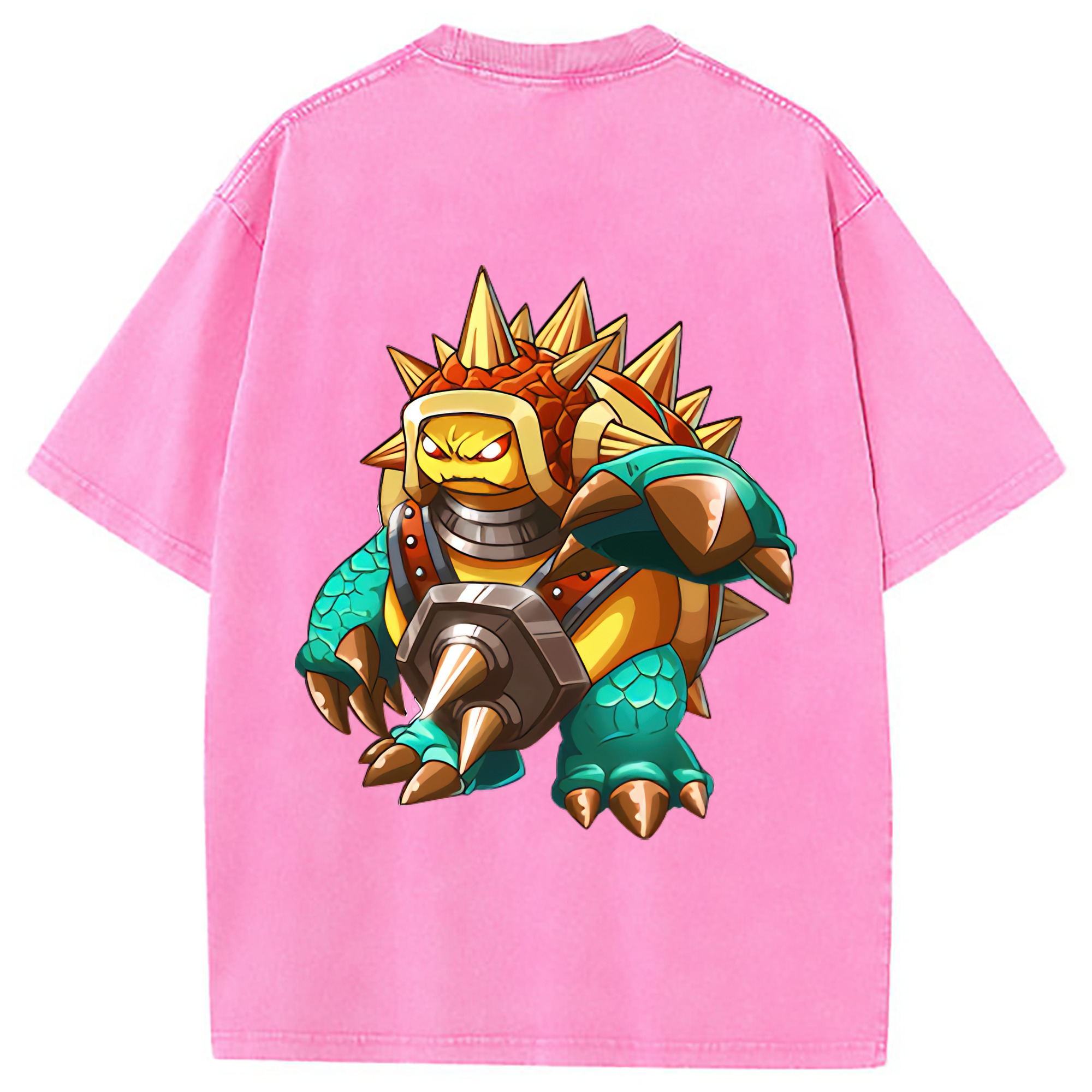 （画像用） リーグ・オブ・レジェンド League of Legends LOL 綿100% ヴィンテージ風 半袖Tシャツ（背面プリント）